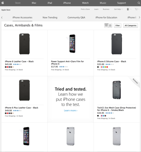 Apple Apple Storeで販売するサードパーティ製のiphone Ipad Ipod Touchケースをappleがテストする方法の紹介ページを公開 Apple Brothers Loves Mac