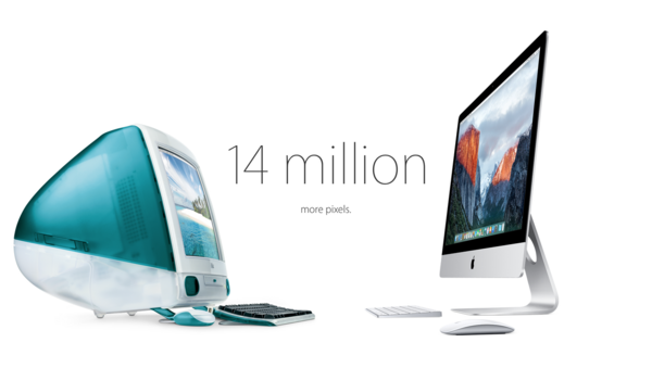 Apple、1998年に発表した初代iMacと最新モデルを比較した特設