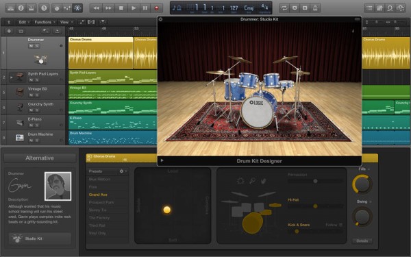 1 22 Apple Mac向け音楽制作アプリ Logic Pro X 10 1 をリリース エレクトロニック ヒップホップのdrummer追加 Airdrop共有対応など Apple Brothers Loves Mac