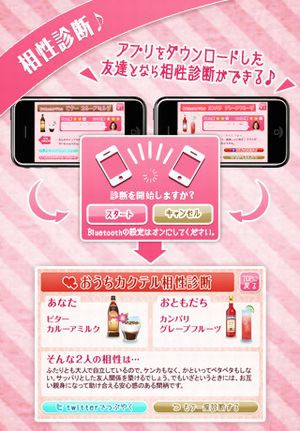 カクテルで性格診断 女性向けのiphoneアプリを紹介する Appwoman