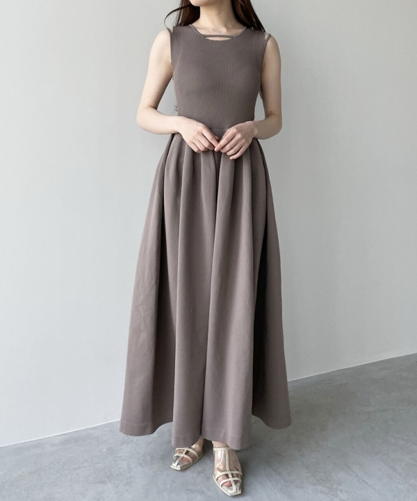 COCODEAL ノースリホール2wayニットワンピース 思い出す 