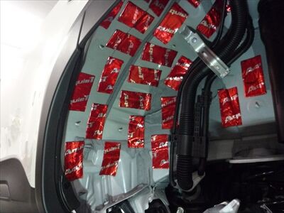 ヤリスクロス タイヤハウス内ロードノイズ対策 Aqua日記 ヤリスクロス タイヤハウス内ロードノイズ対策 Aqua日記