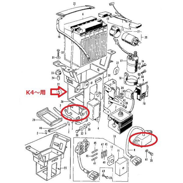 CB750FOUR レストア日記 エアクリーナーケース 組立