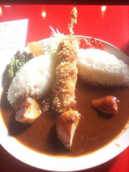 カツカレー 食感最高のマグロのカツ ルーおかわり無料 東印度カレー商会 築地場外店 築地駅 今日も上機嫌ってわけないだろ