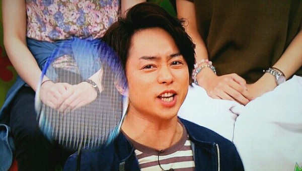 嵐の愛の全員バドミントン なで肩翔くんｖｓ嵐 櫻井翔と七色の嵐フルな日々