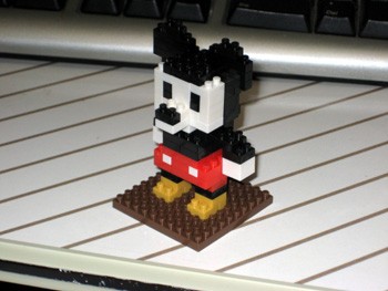 ナノブロック ミッキーマウス Hi Log 2