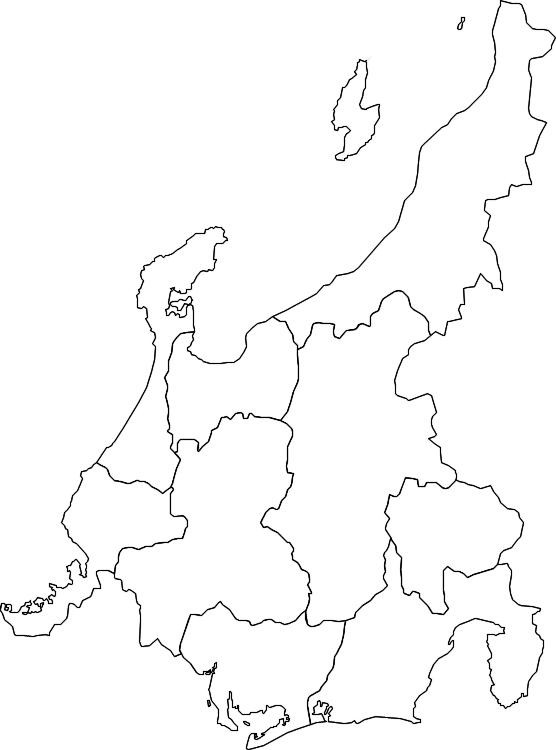 Social Studies 県別地図と特徴 ２ 中部 福井 石川 富山 新潟