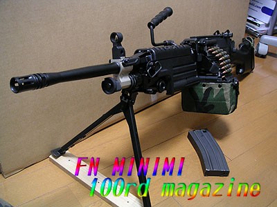 TOP製M249 MINIMI Mk2：100連マガジン : 仮想軍隊クラフトフェルト
