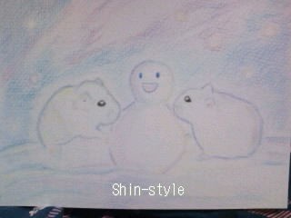 お気に入り動物イラスト紹介 ペット似顔絵 ハムスターとシェパードイラスト漫画