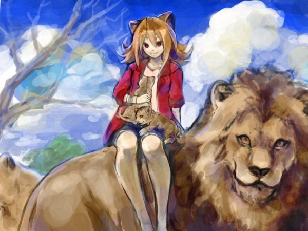 ライオンと猫耳少女を描いてみた Artus Blog ライオンと猫耳少女を描いてみた Artus Blog