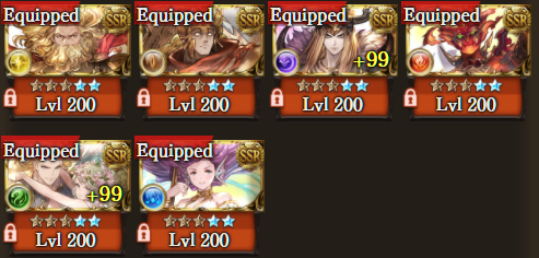 グラブル 神石編成 属性ごとのまとめ 22年9月 今日も何処かで世界を救う