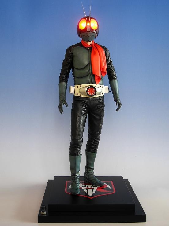 仮面ライダー旧1号（海洋堂メガソフビ） : オトナのオモチャ