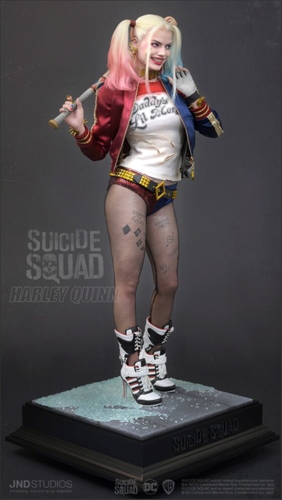 Suicide Squad Harley Quinn 1/3 Scale Hyperreal Statue : オトナの 