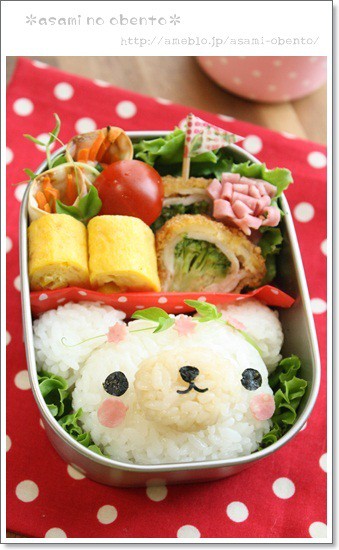 白くまちゃんのお弁当 可愛いお弁当おかず Asamiのお弁当 簡単かわいいキャラ弁の作り方