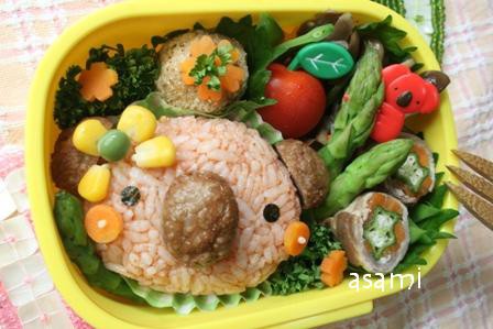 コアラちゃんのお弁当 キャラ弁 Asamiのお弁当 簡単かわいいキャラ弁の作り方