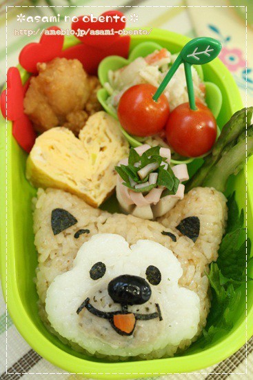 北都銀行キャラクター ほっくんキャラ弁 Asamiのお弁当 簡単かわいいキャラ弁の作り方