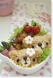 作り方目次 キャラおにぎり 動物 ２ Asamiのお弁当 簡単かわいいキャラ弁の作り方