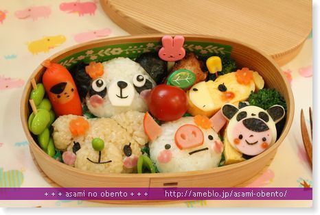 ｔｖ出演 動物たーくさんのお弁当と放送日のお知らせ Asamiのお弁当 簡単かわいいキャラ弁の作り方