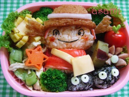 メイちゃんのお弁当 キャラ弁 Asamiのお弁当 簡単かわいいキャラ弁の作り方