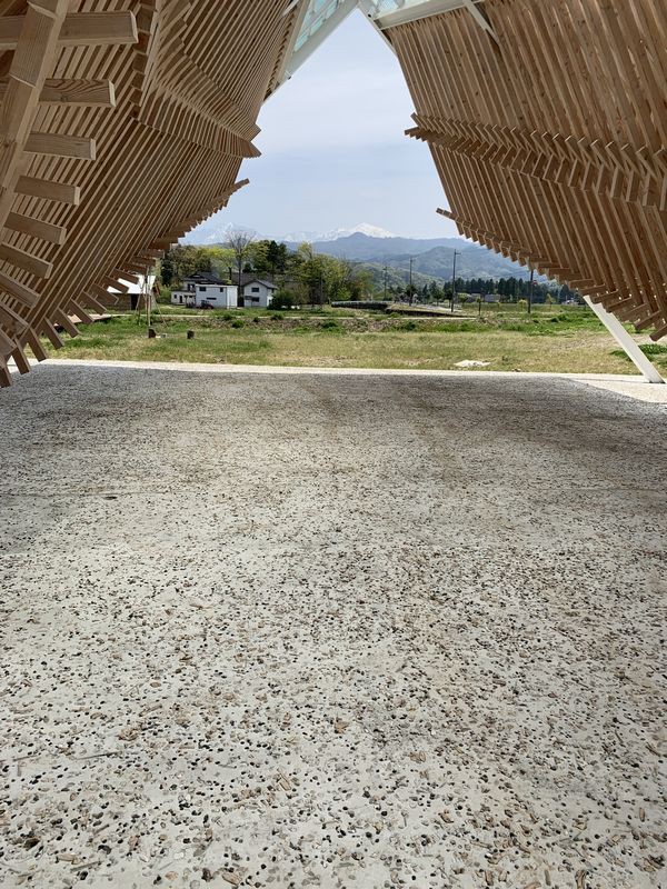 隈研吾氏設計の富山立山町「Healthian-wood (ヘルジアン・ウッド