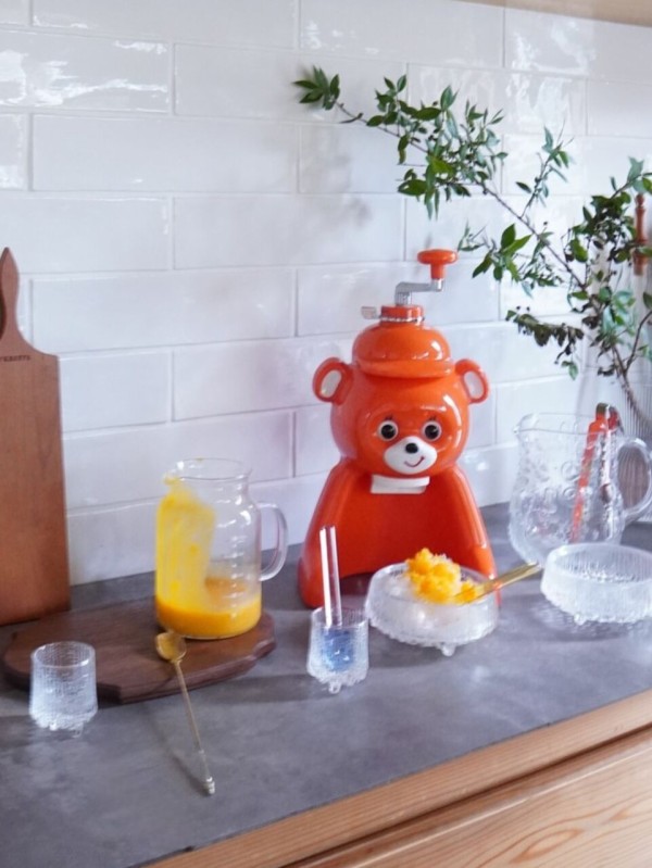 念願のゆるかわいい昭和レトロなかき氷器を手に入れた！暑い日はかき氷 