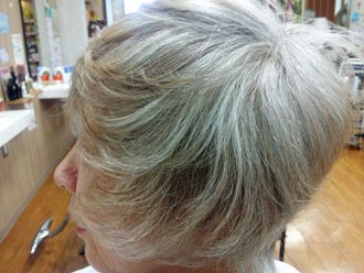 美容 カラー 白髪をこんな方法で染めると ローライト ハイライト アッシュのボス日記