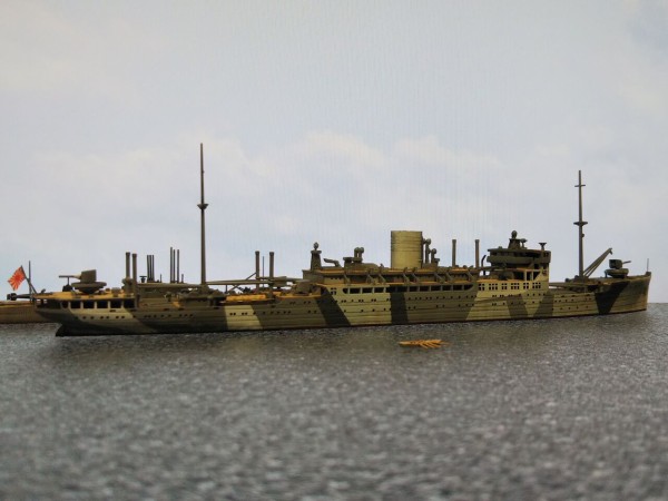 ハセガワ 1/700 日本海軍 特設潜水母艦 「平安丸 1943」 : 常磐 ハセガワ 1/700 日本海軍 特設潜水母艦 「平安丸 1943」 : 常磐