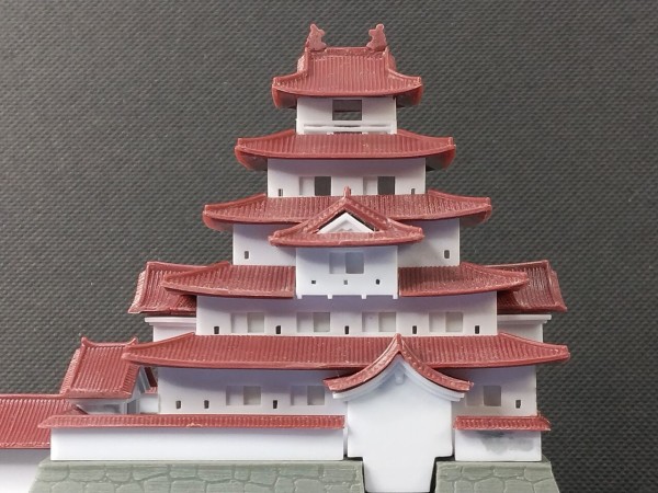 鶴ヶ城 （夏） 城郭コレクション 童友社 JOYJOYコレクション 1/460「鶴ヶ城」 : 常磐重工 -JOBAN JUKO