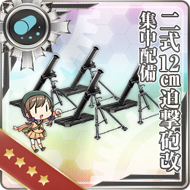 二式12cm迫撃砲改/二式12cm迫撃砲改 集中配備/艦載型 四式20cm