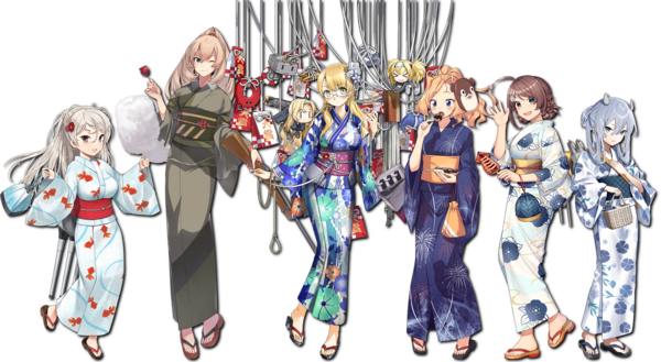 艦これアーケード風雲改水着mode 中破運up