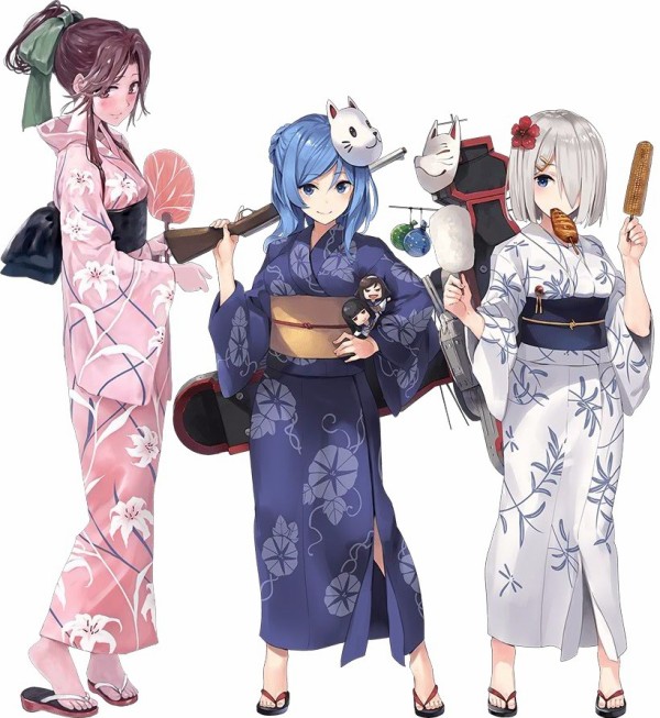 艦これ[浴衣+法被]グラフィックまとめ : naruの今を生きる 艦これ舞鶴