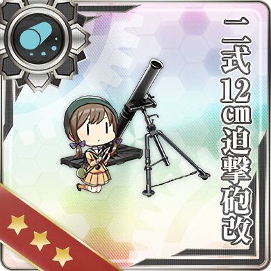 二式12cm迫撃砲改/二式12cm迫撃砲改 集中配備/艦載型 四式20cm