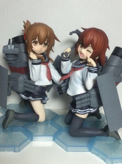 艦これ コトブキヤ 電 いなづま アニメver 雷 いかずち アニメver と並べると破壊力バツグンです レビュー フィギュア情報