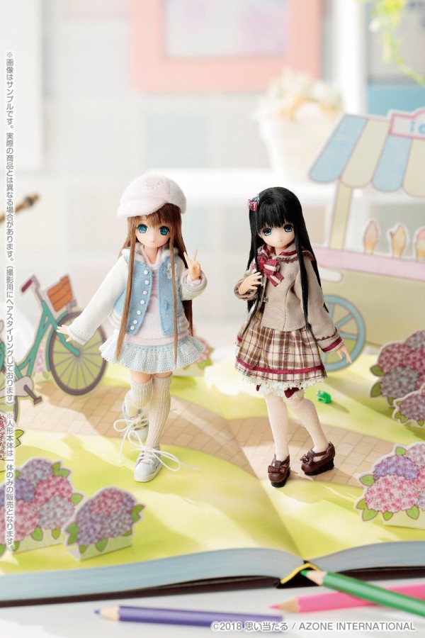 えっくす きゅーと アゾン Fanny Fanny Iii ひめの Blue Bird S Song Iv みう 12thシリーズの ひめの と みう がミニサイズになりました フィギュア情報