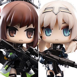 ドルフロ Minicraft 反逆小隊 Ver Hobby Max 反逆小隊 に所属する4人 St Ar 15 M4a1 Ak 12 と An 94 が 3頭身の可愛い姿になって登場 フィギュア情報