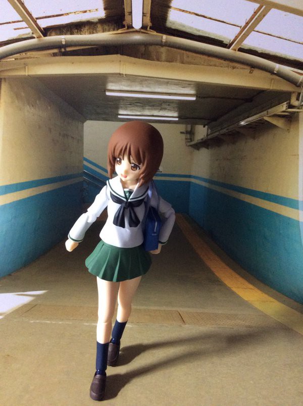 ガルパン Figma 西住みほ 制服ver レビュー可愛いですねー O O フィギュア情報