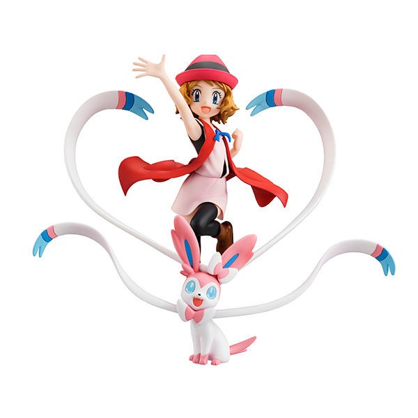 ポケモン G E M セレナ ニンフィアフィギュア セレナとパートナーポケモンのニンフィアが登場です フィギュア情報