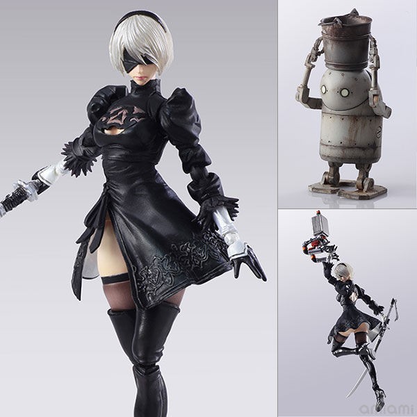 ニーア オートマタ』スクエニ「2B＆機械生命体(2体セット) アクション