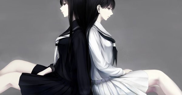 青春彩る白と黒 白セーラーvs黒セーラーのイラスト 特集 フィギュア情報