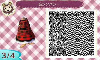 どうぶつの森でざいん マイデザイン］キャスキッドソン風花柄 とびだせどうぶつの森 QR