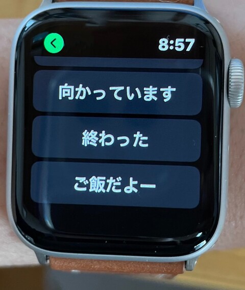 Apple Watch Lineの便利さは通知だけじゃない 返信も便利 あすか倶楽部 多手芸生活と道具作り