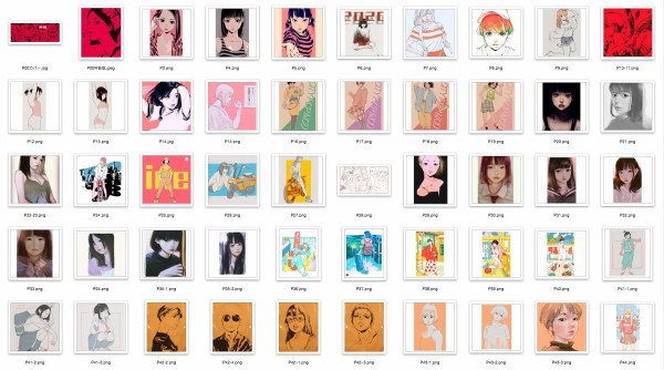 ☆後藤優子☆「あみだくじ」油絵 後藤 温子 / GOTO Atsuko Calendar