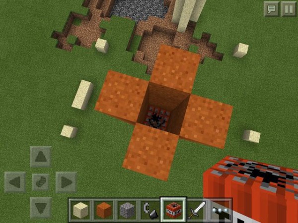 マイクラpeで花火ー 紙様のイザナギブログ