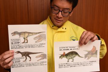 ミュージアムパーク 茨城県自然博物館 ティラノサウルス トリケラトプスのイラスト募集 飛行船世界 ブログ