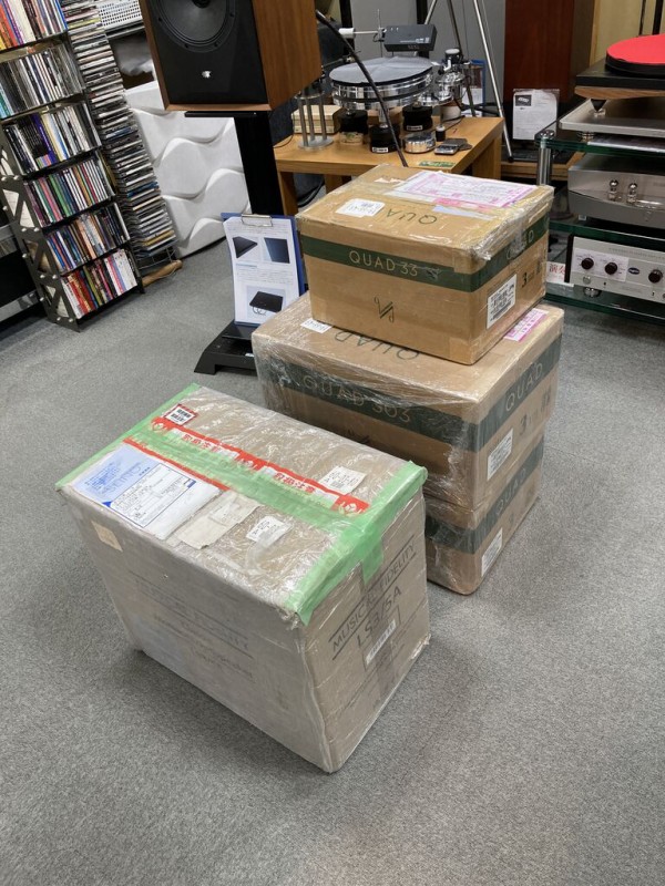 QUAD33/303 デモ機鳴らしてます : オーディオユニオン お茶の水