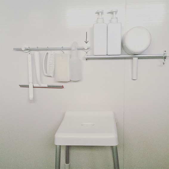 浴室小物はヌメリ対策で浮かせる収納 無印良品の掃除用品 Aula Powered By ライブドアブログ