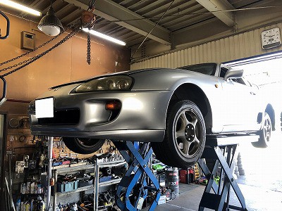 JZA80スープラのステアリングラック交換 : オートライフハノ オフィシャルブログ