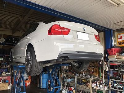 BMW(E90)ワンオフマフラーの製作 : オートライフハノ オフィシャルブログ