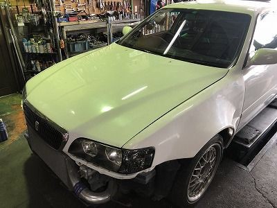 チェイサー(JZX100) オリジン75mmオーバーフェンダー取付 : オートライフハノ オフィシャルブログ