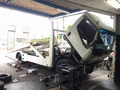 ユーポス号２台積み積載車のクラッチ交換 オートライフハノ オフィシャルブログ